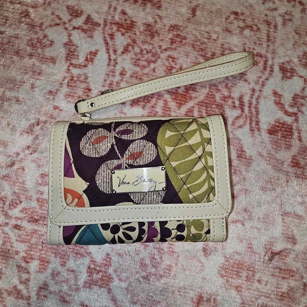 Vera Bradley Retired Plum Crazy Wristlet
